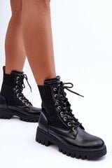 Aulinukai moterims BSB271252681, juodi kaina ir informacija | Aulinukai, ilgaauliai batai moterims | pigu.lt