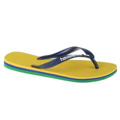 Šlepetės moterims Havaianas Brasil Flip Flops W SW684413.1176, geltonos цена и информация | Женские тапочки | pigu.lt