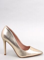 Aukštakulniai bateliai moterims Carra PBP35619, aukso spalvos цена и информация | Женские туфли | pigu.lt
