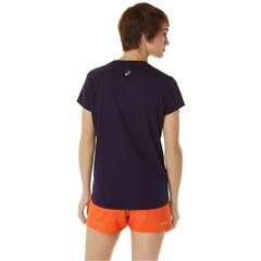 Marškinėliai moterims Asics Fujitrail Logo SS Top Tee W 2012C395500, violetiniai цена и информация | Футболка женская | pigu.lt