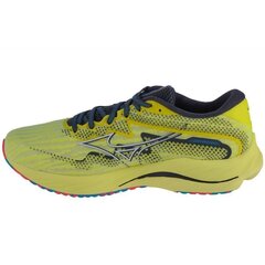 Sportiniai batai vyrams Mizuno Wave Rider 27 M, geltoni kaina ir informacija | Kedai vyrams | pigu.lt