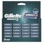 Skutimosi peiliukai Gillette Mach3, 20 vnt kaina ir informacija | Skutimosi priemonės ir kosmetika | pigu.lt