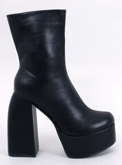 Aulinukai moterims Nicole PBP35710.2681, juodi kaina ir informacija | Aulinukai, ilgaauliai batai moterims | pigu.lt
