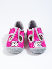 Šlepetės mergaitėms POL82730, rožinės цена и информация | Детские тапочки, домашняя обувь | pigu.lt