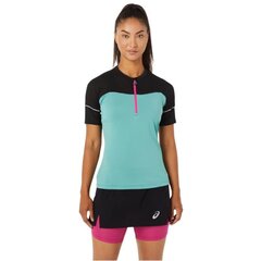 Marškinėliai moterims Asics Fujitrail Top Tee W 2012B927303 SW9950641904, mėlyni цена и информация | Женские футболки | pigu.lt