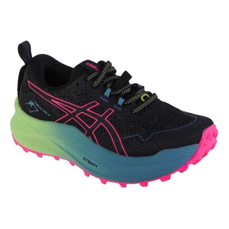 Bėgimo bateliai moterims Asics Trabuco Max 2 W 1012B426-002, juodi kaina ir informacija | Sportiniai bateliai, kedai moterims | pigu.lt