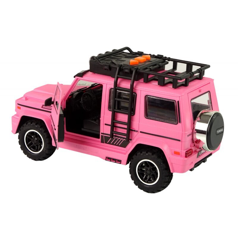 Žaislinis džipas Off-Road Lean Toys, rožinis kaina ir informacija | Žaislai berniukams | pigu.lt
