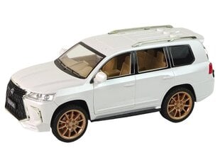 Žaislinis automobilis Lexos Lean Toys, baltas, 24x11x10 cm kaina ir informacija | Žaislai berniukams | pigu.lt