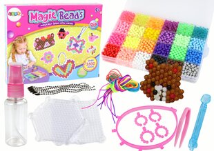 Kūrybinis vandens karoliukų rinkinys Magic Beads Lean Toys kaina ir informacija | Lavinamieji žaislai | pigu.lt