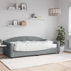 Sofa-lova vidaXL, 100x200 cm, pilka kaina ir informacija | Lovos | pigu.lt