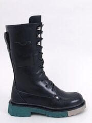 Ilgaauliai batai moterims Keefe PBP35827.2681, juodi kaina ir informacija | Aulinukai, ilgaauliai batai moterims | pigu.lt