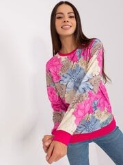 Женский темно-розовый классический свитер цена и информация | Свитера женские | pigu.lt