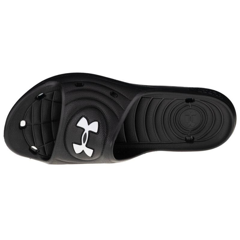 Šlepetės vyrams Under Armour Locker IV sl m sw645517.8087, juodi kaina ir informacija | Vyriškos šlepetės, basutės | pigu.lt