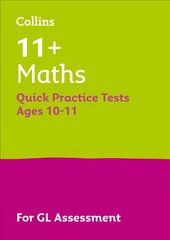 11plus Maths Quick Practice Tests Age 10-11 (Year 6): For the 2023 Gl Assessment Tests kaina ir informacija | Knygos paaugliams ir jaunimui | pigu.lt