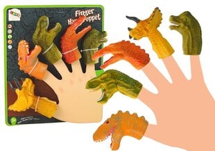 Mini lėlės ant pirštų dinozaurai Lean toys, 5vnt. kaina ir informacija | Žaislai mergaitėms | pigu.lt