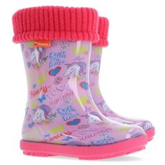 Guminiai batai vaikams Demar Wga22147.8932, įvairių spalvų цена и информация | Резиновые сапоги детские | pigu.lt