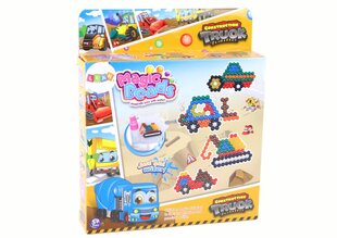 Mozaika Lean Toys statybinės transporto priemonės цена и информация | Развивающие игрушки | pigu.lt