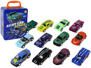 Žaislinių automobilių rinkinys, 12 vnt. kaina ir informacija | Žaislai berniukams | pigu.lt