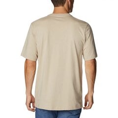Columbia marškinėliai vyrams CSC Basic Logo SS SW996011.1899, smėlio цена и информация | Мужские футболки | pigu.lt