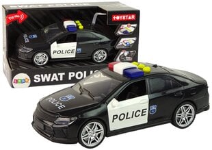 Policijos automobilis su šviesos ir garso efektais LeanToy kaina ir informacija | Žaislai berniukams | pigu.lt