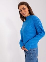 Megztinis moterims, mėlynas kaina ir informacija | Megztiniai moterims | pigu.lt