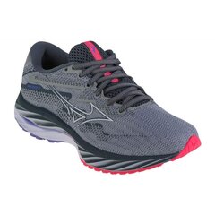 Bėgimo bateliai moterims Mizuno Wave Rider 27 W J1GD230321, pilki kaina ir informacija | Sportiniai bateliai, kedai moterims | pigu.lt