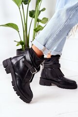 Aulinukai moterims PS1 BSB15901.2681, juodi kaina ir informacija | Aulinukai, ilgaauliai batai moterims | pigu.lt