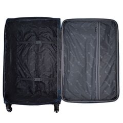 Vidutinis minkštas lagaminas Solier, M, mėlynas kaina ir informacija | Lagaminai, kelioniniai krepšiai | pigu.lt