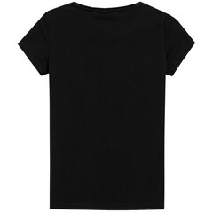 Marškinėliai moterims 4F SW992129, juodi kaina ir informacija | Palaidinės, marškiniai moterims | pigu.lt