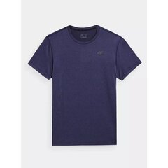 4F marškinėliai vyrams M 4FAW23TFTSM449-31M, violetiniai kaina ir informacija | Vyriški marškinėliai | pigu.lt