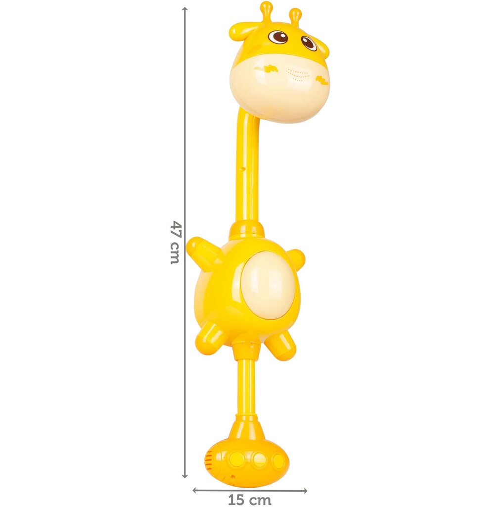 Vonios žaislas dušas Žirafa цена и информация | Žaislai kūdikiams | pigu.lt