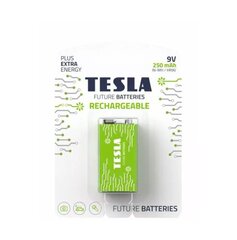 Baterija Tesla įkraunama 9V цена и информация | Батарейки | pigu.lt