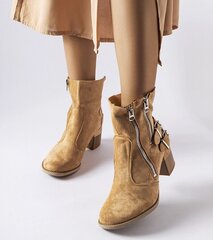 Aulinukai moterims Gemre GRM25174.2681, rudi kaina ir informacija | Aulinukai, ilgaauliai batai moterims | pigu.lt