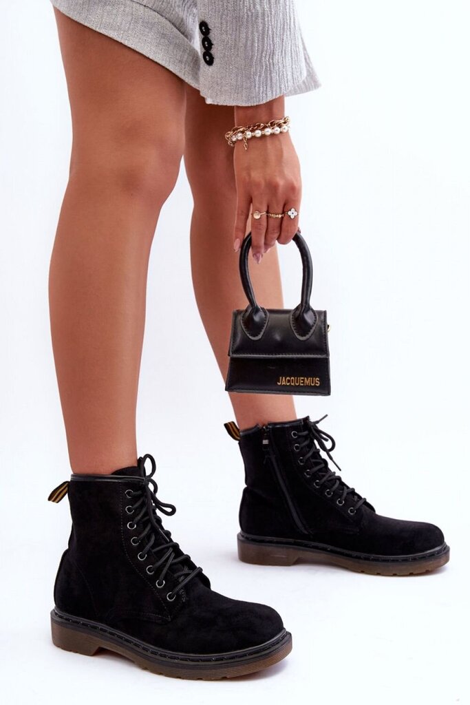 Aulinukai moterims Step in Style, juodi цена и информация | Aulinukai, ilgaauliai batai moterims | pigu.lt