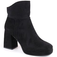 Aulinukai moterims M.Daszynski SW1001420.2680, juodi kaina ir informacija | Aulinukai, ilgaauliai batai moterims | pigu.lt