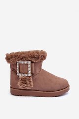 Žieminiai batai moterims BSB27597.2681, rudi цена и информация | Женские сапоги | pigu.lt