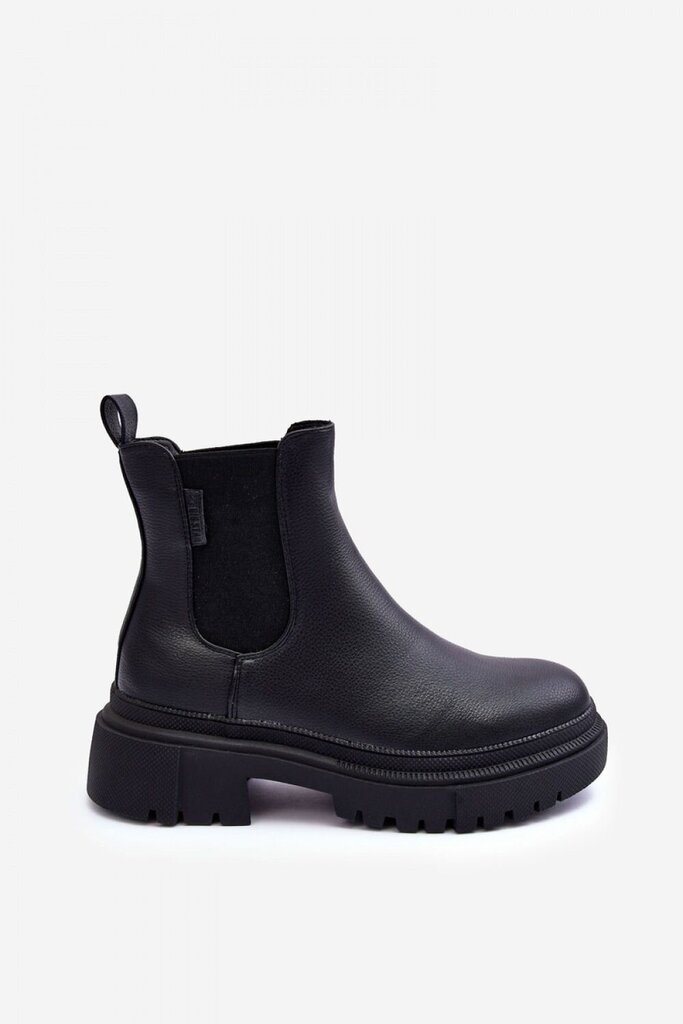 Aulinukai moterims Step in style LKK185610, juodi kaina ir informacija | Aulinukai, ilgaauliai batai moterims | pigu.lt