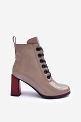 Aulinukai moterims Step In Style LKK185611.2683, rudi kaina ir informacija | Aulinukai, ilgaauliai batai moterims | pigu.lt