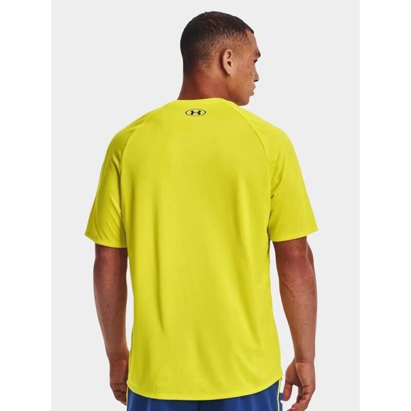 Under Armour sportiniai marškinėliai vyrams SW1002254.1904, geltoni kaina ir informacija | Sportinė apranga vyrams | pigu.lt
