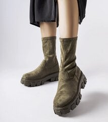 Auliniai batai moterims Pancrazio Grm25400.2681, žali kaina ir informacija | Aulinukai, ilgaauliai batai moterims | pigu.lt