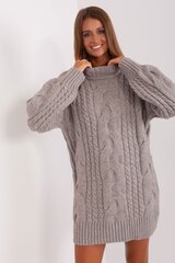 Megztinis moterims AT LKK1857372942, pilkas kaina ir informacija | Megztiniai moterims | pigu.lt