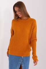 Megztinis moterims AT LKK1857242942, oranžinis kaina ir informacija | Megztiniai moterims | pigu.lt
