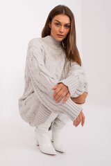 Megztinis moterims AT LKK1857422942, smėlio spalvos kaina ir informacija | Megztiniai moterims | pigu.lt
