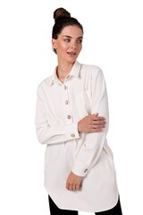 Marškiniai moterims BeWear LKK1857811906, balti kaina ir informacija | Palaidinės, marškiniai moterims | pigu.lt