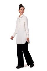 Marškiniai moterims BeWear LKK1857811906, balti цена и информация | Женские блузки, рубашки | pigu.lt
