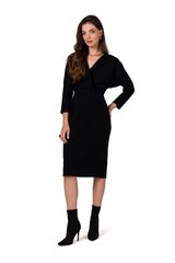Suknelė moterims BeWear LKK1858011900, juoda kaina ir informacija | Suknelės | pigu.lt