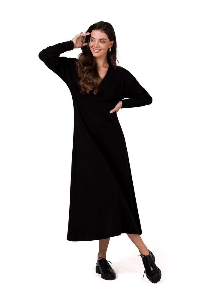 Suknelė moterims BeWear LKK1858191900, juoda kaina ir informacija | Suknelės | pigu.lt