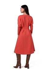 Suknelė moterims BeWear LKK1857951903, oranžinės kaina ir informacija | Suknelės | pigu.lt