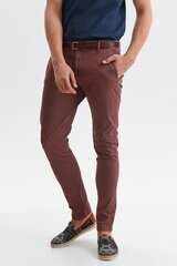 Kelnės vyrams Top Secret LKK174262.2687, raudonos цена и информация | Мужские брюки FINIS | pigu.lt