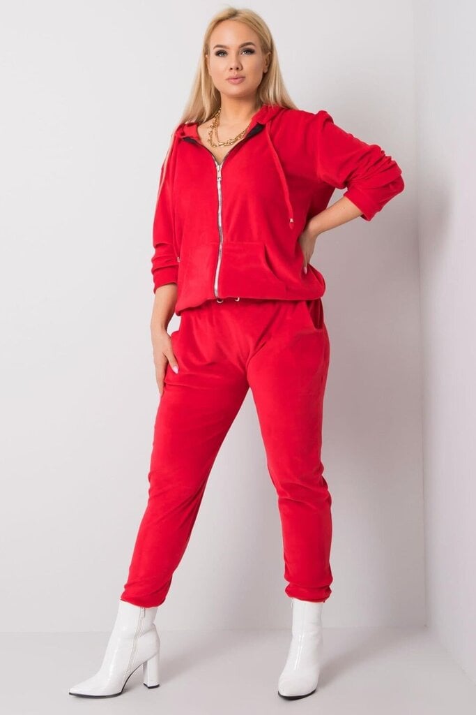 Laisvalaikio kostiumėlis moterims LKK1710431901, raudonas цена и информация | Kostiumėliai moterims | pigu.lt